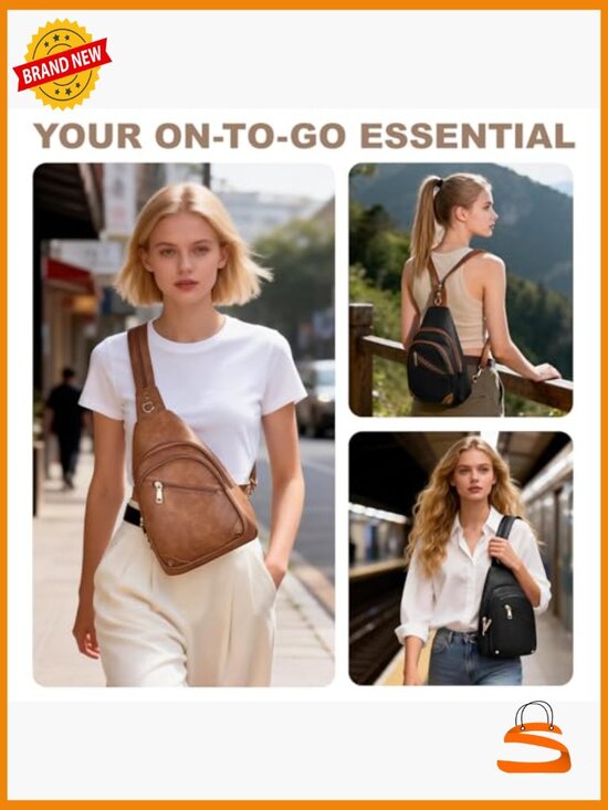 Convertible Sling Backpack Crossbody Purse RFID Anti Theft Travel Bag main image 6